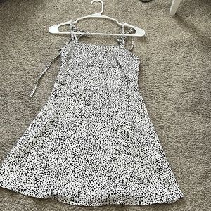 Shein poka dot dress